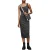 AllSaints Margot Sparkle Dress Black/silver