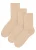 Steven – 3 Paar Multipack Dames Wol Gebreide Sokken | Warme Kousen Jurk Sokken – Beige