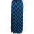 Gucci geplooide midi-rok met print in blauwe viscose