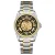 Met de hand gemonteerd, beperkt verkrijgbaar Skeleton Two Tone Gold & Steel-herenhorloge van Anthony James
