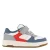 Vty leren sneakers blauw/rood