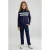 Cars gestreept sweatvest – donkerblauw