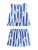 Next Set  blauw / groen / oranje / wit