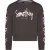 B.Nosy Meisjes sweater met pailletten op de mouwen anthracite