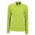 SOLS Dames/Dames Perfect Pique Poloshirt met Lange Mouwen (Appelgroen)