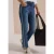 Jeans met High Waist en smalle pijpen in Slim Fit