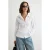 TRENDYOLMİLLA Dames Wit Effen Lang Getailleerd Overhemden