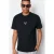 TRENDYOL MAN Heren Zwart Geborduurd Kort Oversized T-shirts