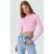 Lange Mouwen Basis Crop Brei Top
