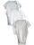 Next Rompertje/body  blauw / grijs / olijfgroen / wit