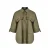 Dames popeline blouse met opgestikte zakken Mat Fashion