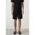 Mango Man straight leg casual short – zwart