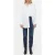 Closed Open Back Blouse Shirt White