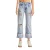Jeans Straight met gevouwen zoomdetails taille middenhoog vrouw It’s Basic