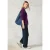 Cecil Dames Vest met gebreid patroon in Rood