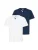 BLEND Shirt ‘ HOLEY ‘  navy / wit
