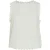 Vila vimindy o-neck s/l scallop top 14115187 snow white