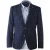 Carter & Davis – Casual colbert – Heren – 50 – Blauw – Polyester – 2628-2427