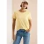 Cecil Dames Basic Shirt met ronde hals in Geel