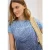 Cecil Dames Burnout tekst Shirt in Blauw