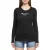 Pepe Jeans Dames/Dames New Virginia Crew Neck Slim T-shirt met lange mouwen (Zwart)