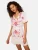 love & roses Strandjurk  rosé / wit