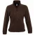 SOLS Dames/dames North Full Zip Fleece Jacket (Donkere chocolade)