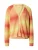 Monki Gebreid vest  citroen / pasteloranje / lichtrood