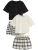Next Nachtkledij  zwart / offwhite