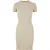 Urban Classics Dames ribbed t-shirt jurk