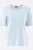 van Laack Dames T-shirt blauw, Effen