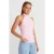 Geribbelde Halterneck Slim-fit Blouse