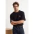 TRENDYOL MAN Heren Zwart Slogan Kort Oversized T-shirts