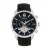 Heritor automatisch Arthur semi-skelet lederen band horloge met dag/datum