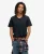 Superdry Mannen Raw Edge T-shirt van Slubgaren met V-hals Blauw