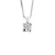 Ketting Diamond Solitaire 0030 Cts Wit Goud 18 Karaat