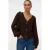 VERO MODA gebreid vest met wol – bruin
