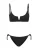 Shiwi Bikini ‘Leah Scoop’  zwart