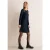Cecil Dames Jurk met ronde hals in Blauw