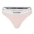 Calvin Klein Dames/Dames Logo Katoenmix String (Levendig Roze)