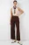 Hoge taille wijde broek met zakken