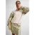 Ruby sweater met jacquard details beige