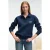 Sweatshirt met polokraag en knopen