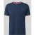 Christian Berg Men T-shirt met contraststrepen en ronde hals