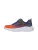 SKECHERS Sneakers ‘Microspec Velocity’  blauw / donkerblauw / grijs / oranje