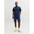 JACK & JONES regular T-shirt met short donkerblauw