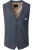 Venti Vest blauw, Effen