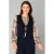 Yest gilet donkerblauw met lurex