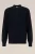 WE Fashion – Heren Regular fit gebreide polo met structuur – Regular fit – Donkerblauw – Katoen –