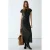 Mango geruite midi jurk – groen